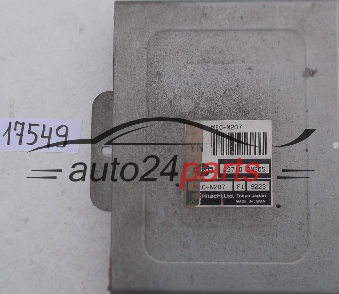 KOMPUTER STEROWNIK SILNIKA NISSAN ALMERA 1.4 MEC-N207 YN MECN207 237102N305, 23710-2N305, 23710 2N305 F1