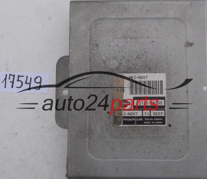 KOMPUTER STEROWNIK SILNIKA NISSAN ALMERA 1.4 MEC-N207 YN MECN207 237102N305, 23710-2N305, 23710 2N305 F1