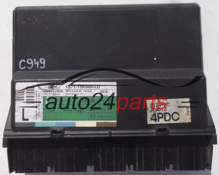 SIEMENS VDO 5WK4 8744E, 5WK48744E, 1S7T-15K600-LD, 1S7T15K600LD 