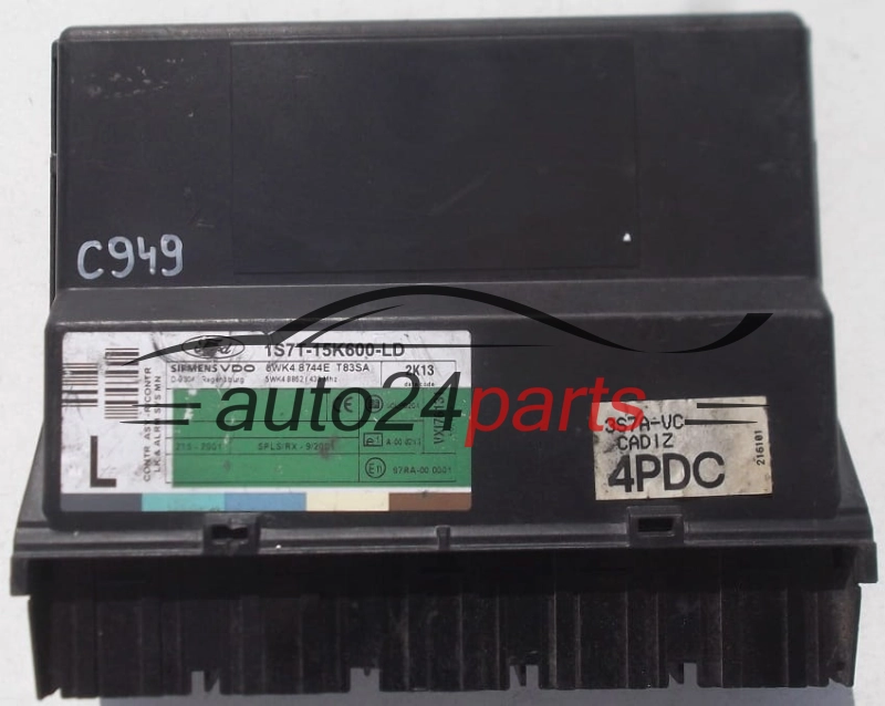SIEMENS VDO 5WK4 8744E, 5WK48744E, 1S7T-15K600-LD, 1S7T15K600LD 