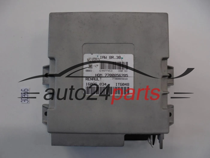 KOMPUTER STEROWNIK SILNIKA RENAULT MAGNETI MARELLI IAW 8R.30, IAW8R30, HOM 7700856785, 16.086.034, 16086034