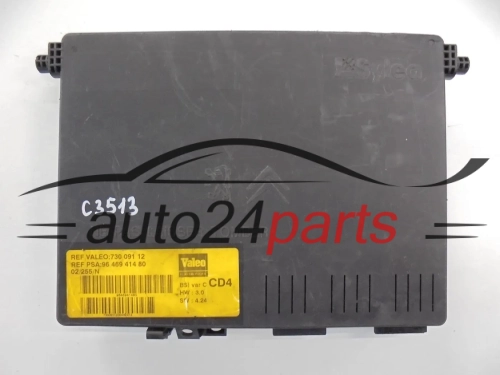 CENTRALKA MODUL BSI PEUGEOT 406 VALEO 730 091 12, 73009112, 96 469 414 80, 9646941480, CD4