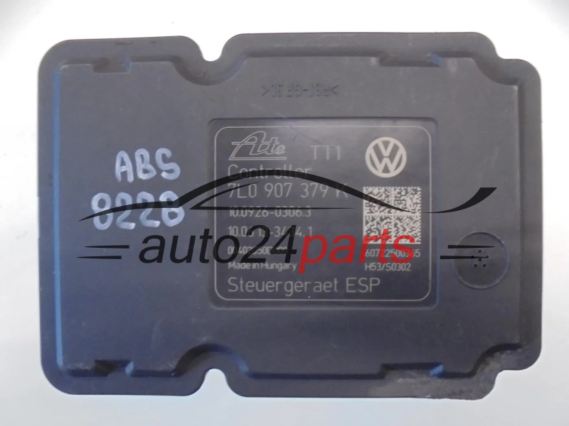 Pompa ABS i sterownik Porsche Volkswagen 7L0614517 10021200214 7L0907379K