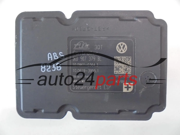 Pompe ABS et calculateur VOLKSWAGEN AUDI GOLF SEAT 1K0 614 517 DR / 1K0614517DR / 25021219194 / 1K0 907 379 BL / 1K0907379BL / 10096103643 / 10061939551 / 28561054513