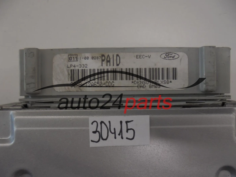 KOMPUTER STEROWNIK SILNIKA FORD FOCUS 1.6 VISTEON 98AB-12A650-CDG 98AB12A650CDG PAID LP4-332 EEC-V