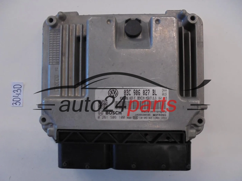 Sterownik silnika VOLKSWAGEN 0261S06100 03C906027BL MED17.5.5 - 29782 30430
