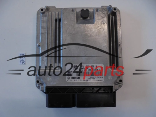 KOMPUTER STEROWNIK SILNIKA VW VOLKSWAGEN T5 2.0, BOSCH 0 281 016 270, 0281016270, 03L 907 309 H, 03L907309H, EDC17CP20