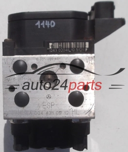 ABS MERCEDES A CLASS W168 BOSCH 0 265 202 461, 0265202461, A 004 431 09 12, A0044310912 - 1140