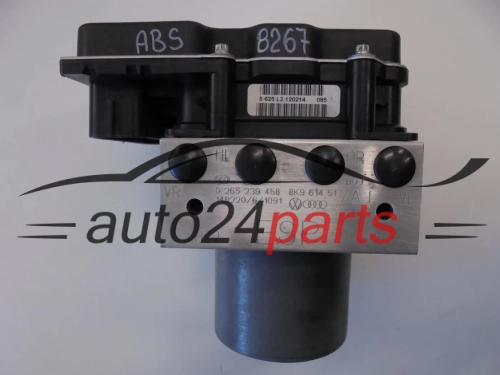Bomba ABS y centralita AUDI 0265239458 8K9614517AJ 8K9907379P 0265952152