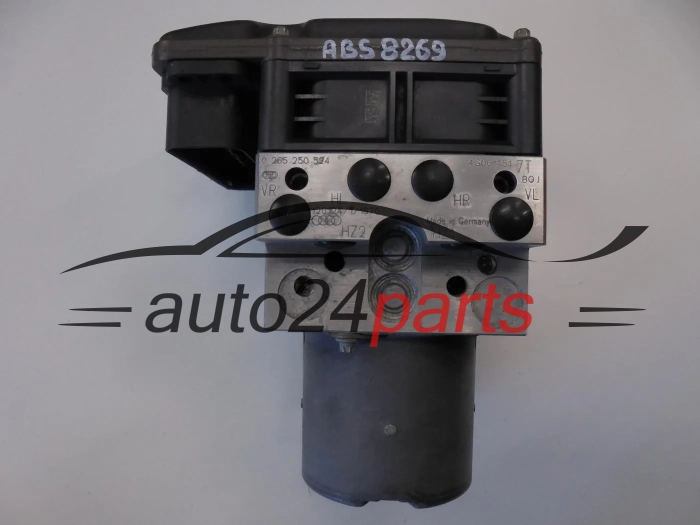 Bomba ABS y centralita AUDI 0265250524 4G0614517T 4G0907379K 0265960437