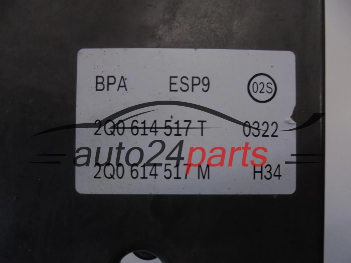 Bomba ABS y centralita VOLKSWAGEN 2Q0614517T 0265258085 0265956687