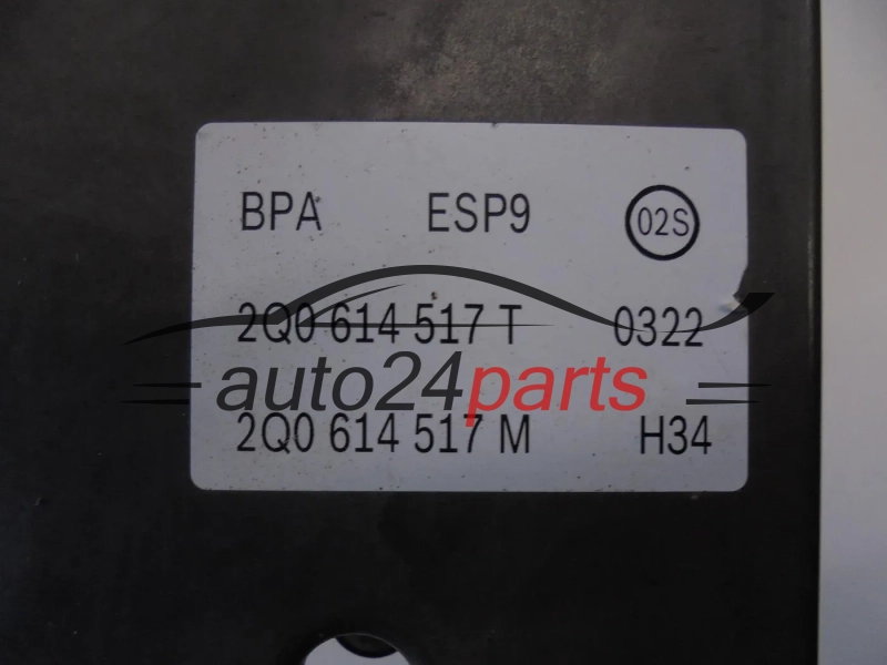 POMPA ABS I STEROWNIK VOLKSWAGEN 2Q0614517T 0265258085 0265956687