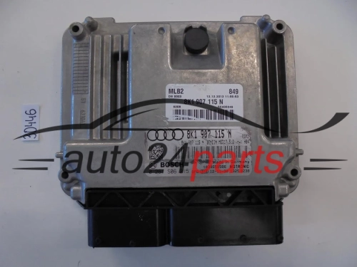 MOTORSTEUERGERÄT ECU STEUERGERÄT  AUDI 0261S06215 8K1907115N MED17.5.2
