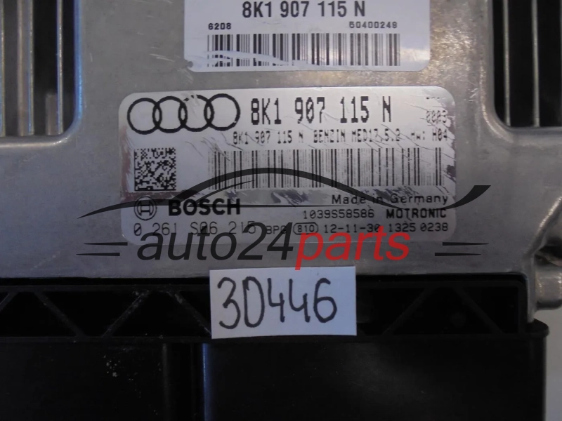 KOMPUTER STEROWNIK SILNIKA AUDI 0261S06215 8K1907115N MED17.5.2