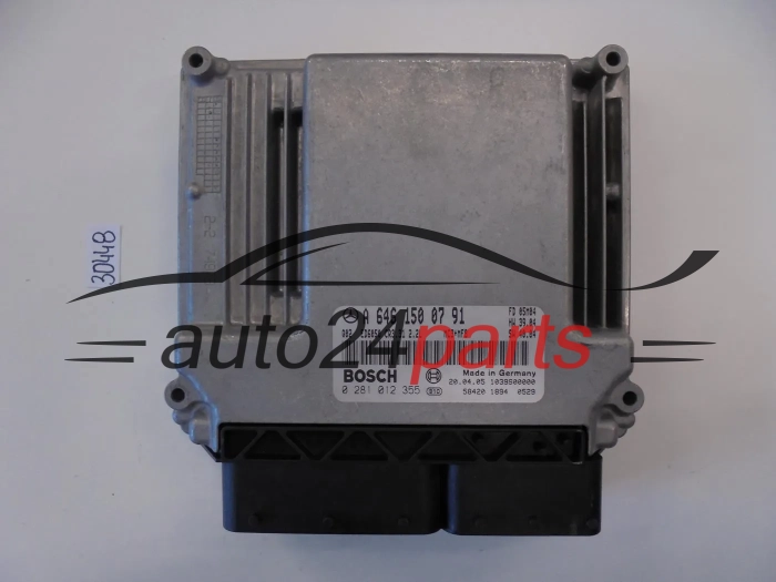 KOMPUTER STEROWNIK SILNIKA MERCEDES VITO 2.2 CDI BOSCH 0 281 012 355, 0281012355, A 646 150 07 91, A6461500791, CR3.31