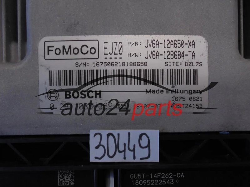 KOMPUTER STEROWNIK SILNIKA FORD 0281035369 JV6A-12A650-XA JV6A12A650XA