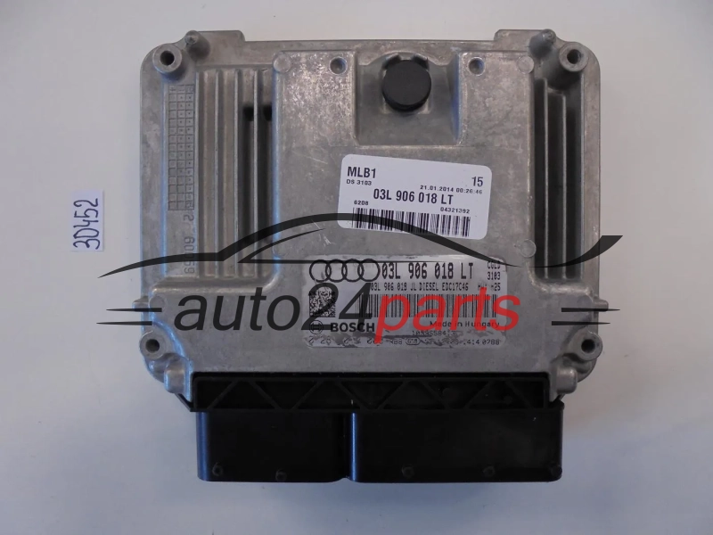KOMPUTER STEROWNIK SILNIKA AUDI 0281019008 03L906018LT EDC17C46