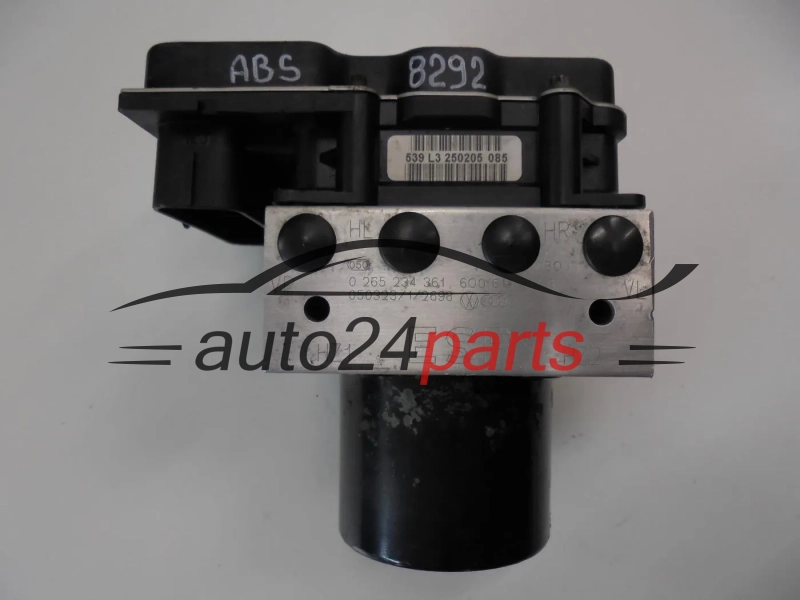 ABS POMPA I STEROWNIK SKODA BOSCH 0 265 234 361, 0265234361, 6Q0614517S, 0265950490