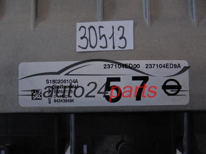 KOMPUTER STEROWNIK SILNIKA NISSAN S180206104A 237104ED00