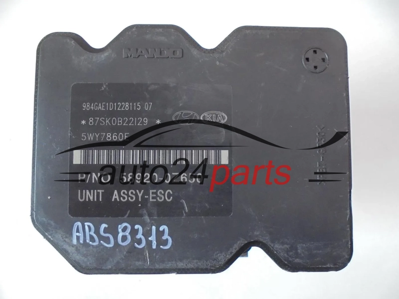 POMPA ABS I STEROWNIK HYUNDAI KIA 58920-0Z650 589200Z650 BH60139810 5WY7860D