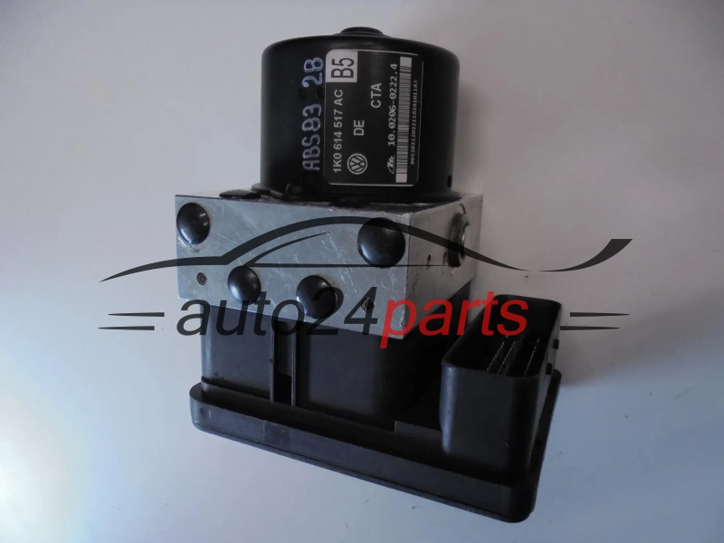 ABS VOLKSWAGEN AUDI SEAT SKODA 1K0 614 517 AC, 1K0614517AC, ATE 10.0206-0222.4, 10020602224, 10.0960-0362.3, 10096003623