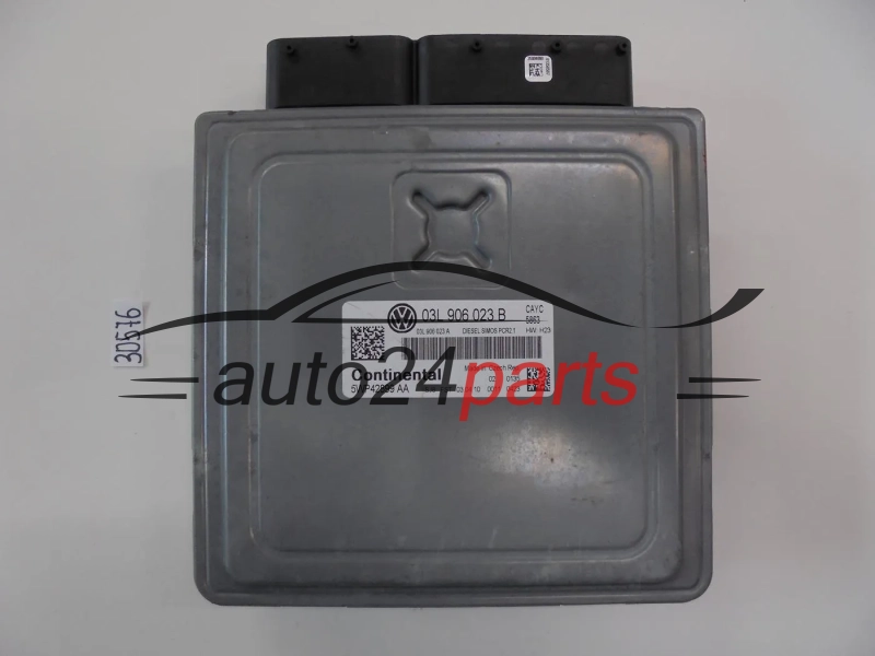 KOMPUTER STEROWNIK SILNIKA VW VOLKSWAGEN GOLF 1.6 TDI CONTINENTAL 5WP42899 AA, 03L906023B, 03L 906 023 B, 03L906023A, 03L 906 023 A, SIMOS PCR2.1 CAYC 5863