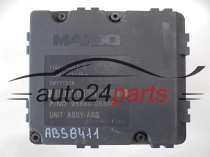 ABS HYUNDAI SANTA FE 58900-26050, 5890026050, MANDO BH60101100, 95660-26300, 9566026300, 5WY7103B