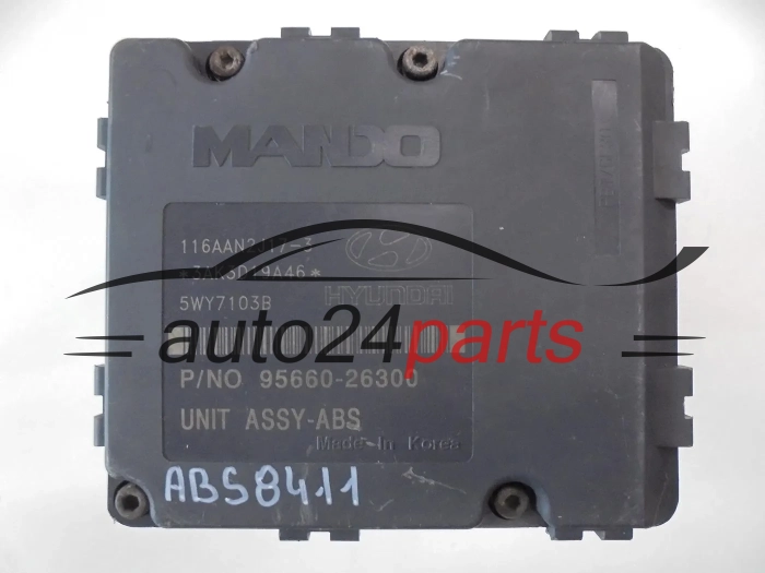 ABS HYUNDAI SANTA FE 58900-26050, 5890026050, MANDO BH60101100, 95660-26300, 9566026300, 5WY7103B