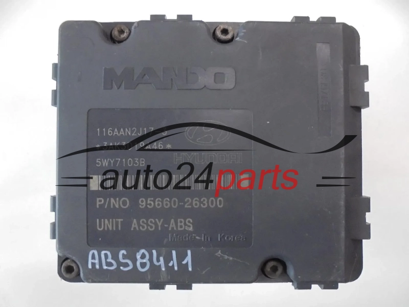 ABS HYUNDAI SANTA FE 58900-26050, 5890026050, MANDO BH60101100, 95660-26300, 9566026300, 5WY7103B