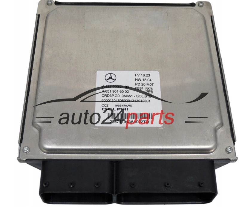 KOMPUTER STEROWNIK SILNIKA MERCEDES BENZ A6519007103 A6519016002