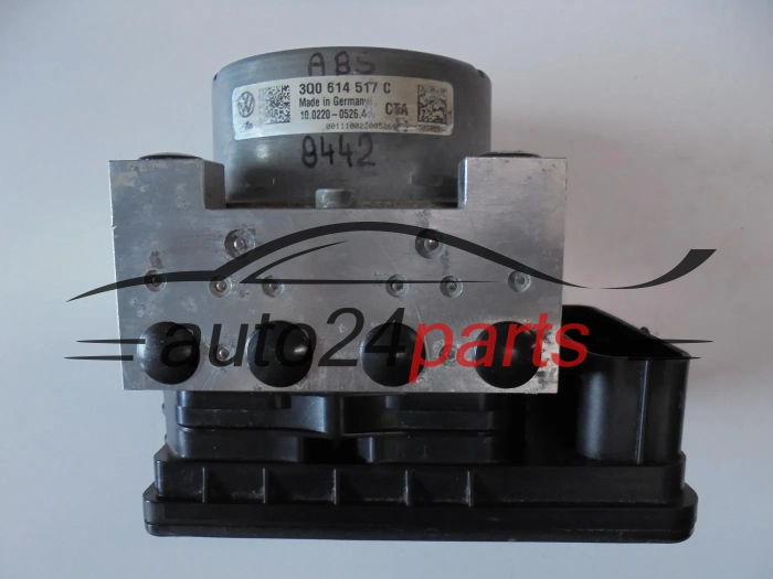 Bomba ABS y centralita AUDI VOLKSWAGEN SEAT 3Q0 614 517C, 3Q0614517C, 10.0220-0526.4, 10022005264, 3Q0907379C