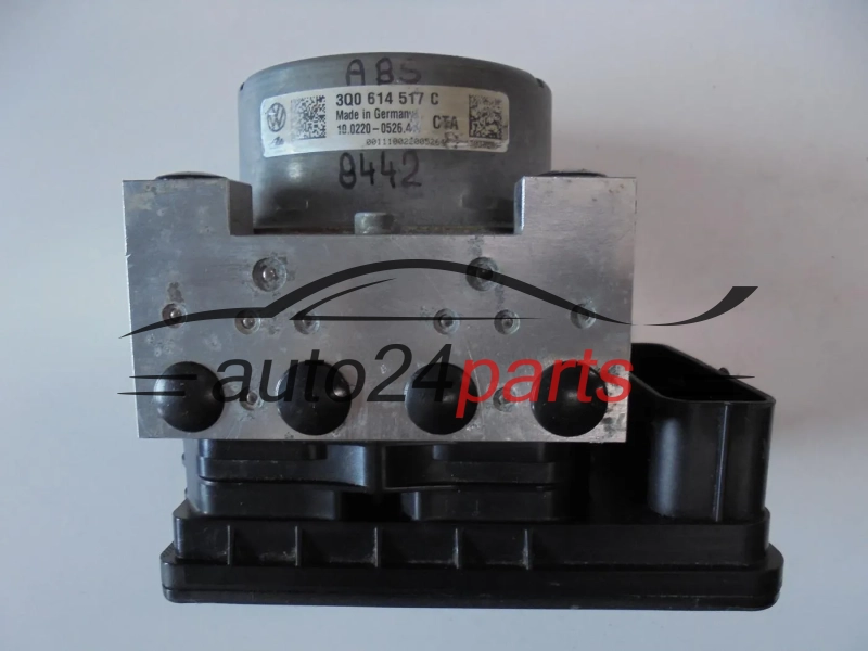 ABS POMPA I STEROWNIK AUDI VOLKSWAGEN SEAT 3Q0 614 517C, 3Q0614517C, 10.0220-0526.4, 10022005264, 3Q0907379C
