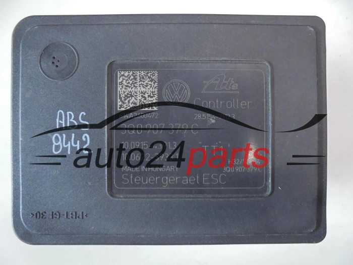 Pompe ABS et calculateur AUDI VOLKSWAGEN SEAT 3Q0 614 517C, 3Q0614517C, 10.0220-0526.4, 10022005264, 3Q0907379C