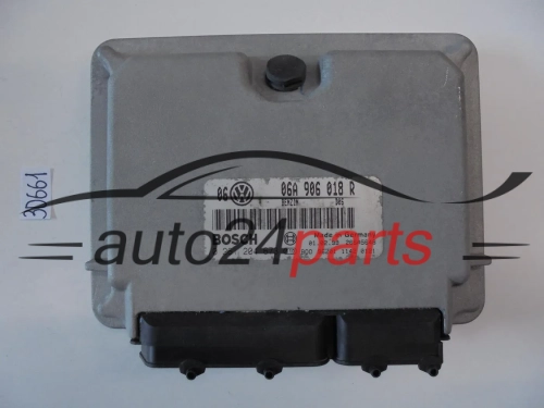 KOMPUTER STEROWNIK SILNIKA VW VOLKSWAGEN GOLF 1.8T 06A 906 018 R, 06A906018R, BOSCH 0 261 204 673, 0261204673, BENZIN D06 26SA5648