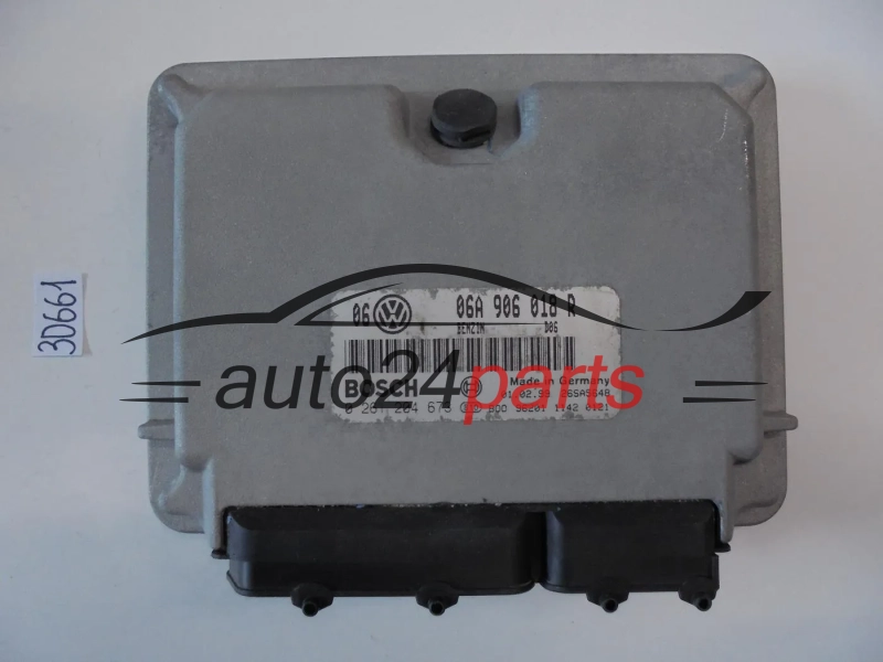 KOMPUTER STEROWNIK SILNIKA VW VOLKSWAGEN GOLF 1.8T 06A 906 018 R, 06A906018R, BOSCH 0 261 204 673, 0261204673, BENZIN D06 26SA5648
