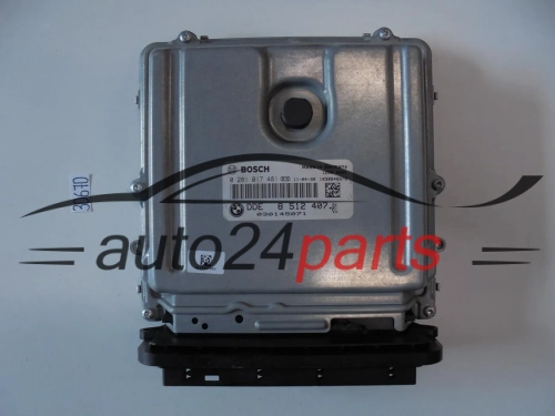 KOMPUTER STEROWNIK SILNIKA BMW X5 3.0 D BOSCH 0 281 017 481, 0281017481, DDE 8 512 407, DDE8512407, 8512407