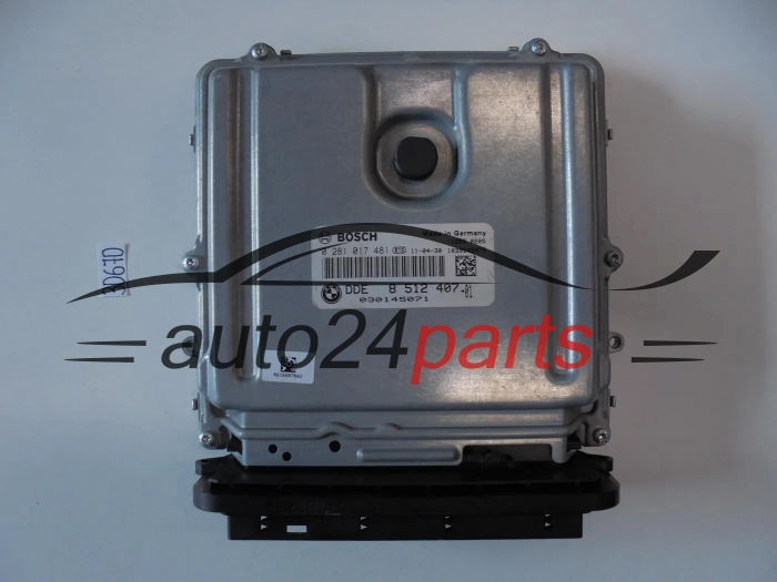 KOMPUTER STEROWNIK SILNIKA BMW X5 3.0 D BOSCH 0 281 017 481, 0281017481, DDE 8 512 407, DDE8512407, 8512407