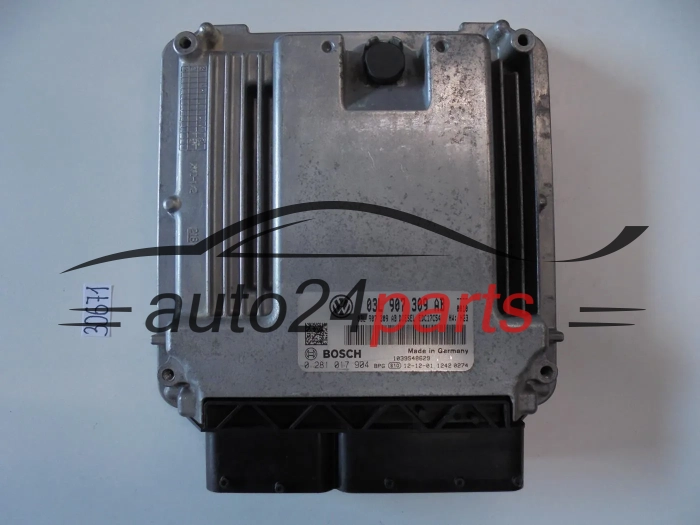 KOMPUTER STEROWNIK SILNIKA VOLKSWAGEN 0281017904 03L907309AB