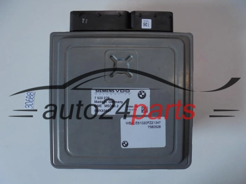 KOMPUTER STEROWNIK SILNIKA BMW 2.0 SIEMENS VDO 5WK93637, 7 580 279, 7580279, 7582358, DME MSD80.2