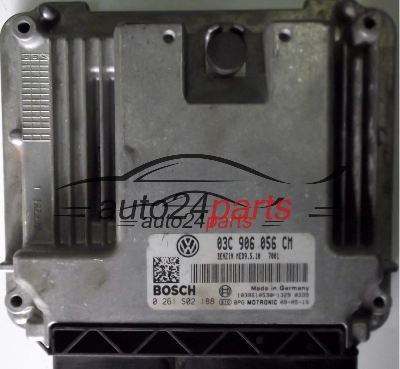 KOMPUTER STEROWNIK SILNIKA SKODA OCTAVIA 1.6 FSI 03C906056CM, BOSCH 0261S02188