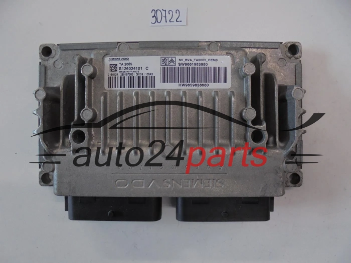 STEROWNIK SKRZYNI AUTOMATYCZNEJ CITROEN PEUGEOT SIEMENS S126024101 C, S126024101C, SW9661983980, 9661983980