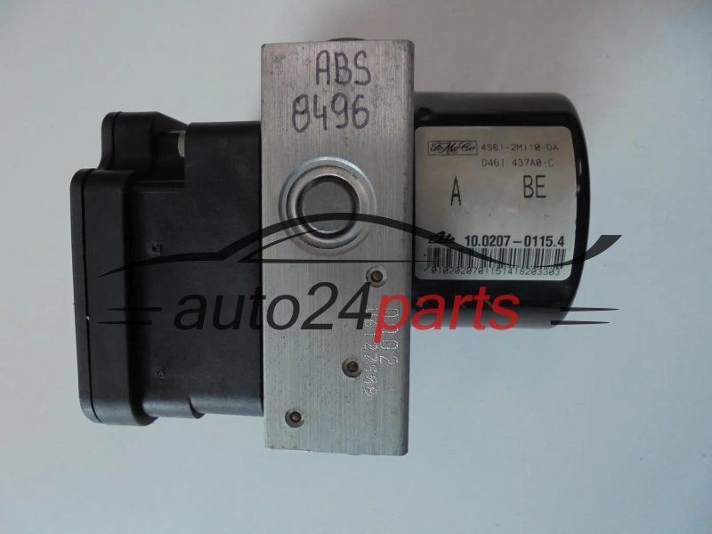ABS FORD FIESTA FUSION 4S61-2M110-DA, 4S612M110DA, D451 437A0-C, D451437A0C, 10.0207-0115.4, 10020701154, 10.0970-0134.3, 10097001343