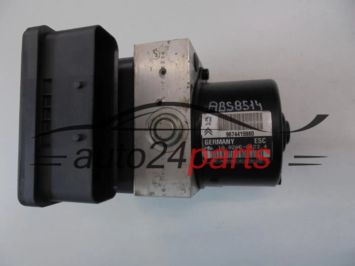 ABS POMPA I STEROWNIK CITROEN 9674415980, 10.0206-0423.4, 10020604234, 10.0960-3926.3, 10096039263