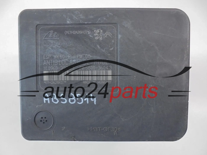 ABS POMPA I STEROWNIK CITROEN 9674415980, 10.0206-0423.4, 10020604234, 10.0960-3926.3, 10096039263