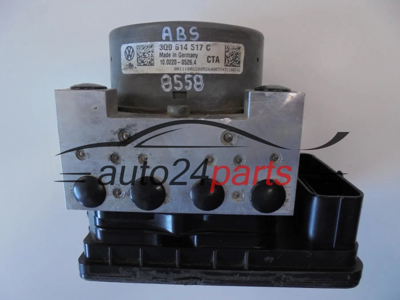 ABS POMPA I STEROWNIK AUDI VOLKSWAGEN SEAT 3Q0 614 517C, 3Q0614517C, 10.0220-0526.4, 10022005264, 3Q0907379C