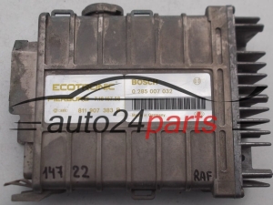 MOTORSTEUERGERÄT ECU STEUERGERAT VOLKSWAGEN AUDI BOSCH 0 285 007 032, 0285007032, 811 907 383 B, 811907383B, PIERBURG 7.18 167.58, 71816758