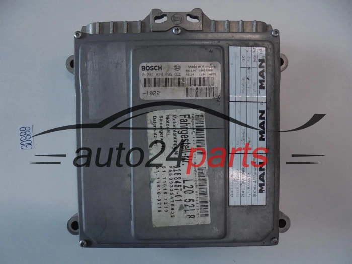 KOMPUTER STEROWNIK SILNIKA MAN F2000 BOSCH 0 281 020 009, 0281020009