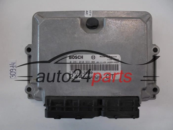 KOMPUTER STEROWNIK SILNIKA FIAT DUCATO PEUGEOT BOXER 2.8 JTD BOSCH 0 281 010 931, 0281010931, 1351212080 244D2842WMR CT