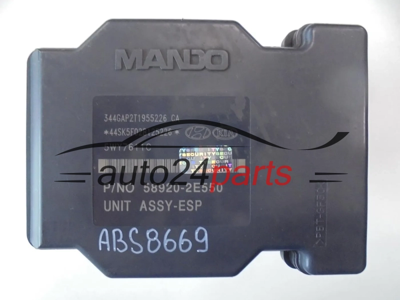 ABS POMPA I STEROWNIK KIA SPORTAGE 58920-2E550, 589202E550, MANDO BH60133450