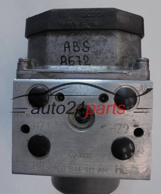 ABS POMPA I STEROWNIK AUDI 0265220525 8E0614111AH 0273004358 -